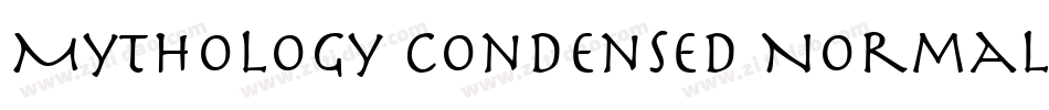 Mythology Condensed Normal字体转换